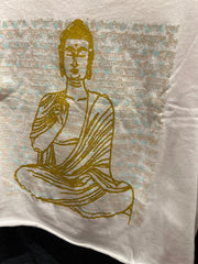 Vintage Yoga Raw Edge Tee - Ancient Language Yoga Clothing