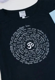 Zen Spiral Women's Boxy Tee - Ancient Language Yoga Clothing