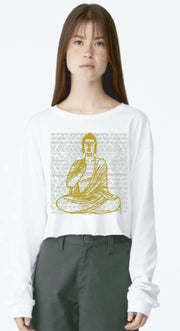 Vintage Yoga Raw Edge Tee - Ancient Language Yoga Clothing