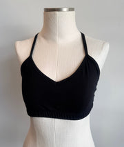 Bamboo Organic Cotton Bralette Black