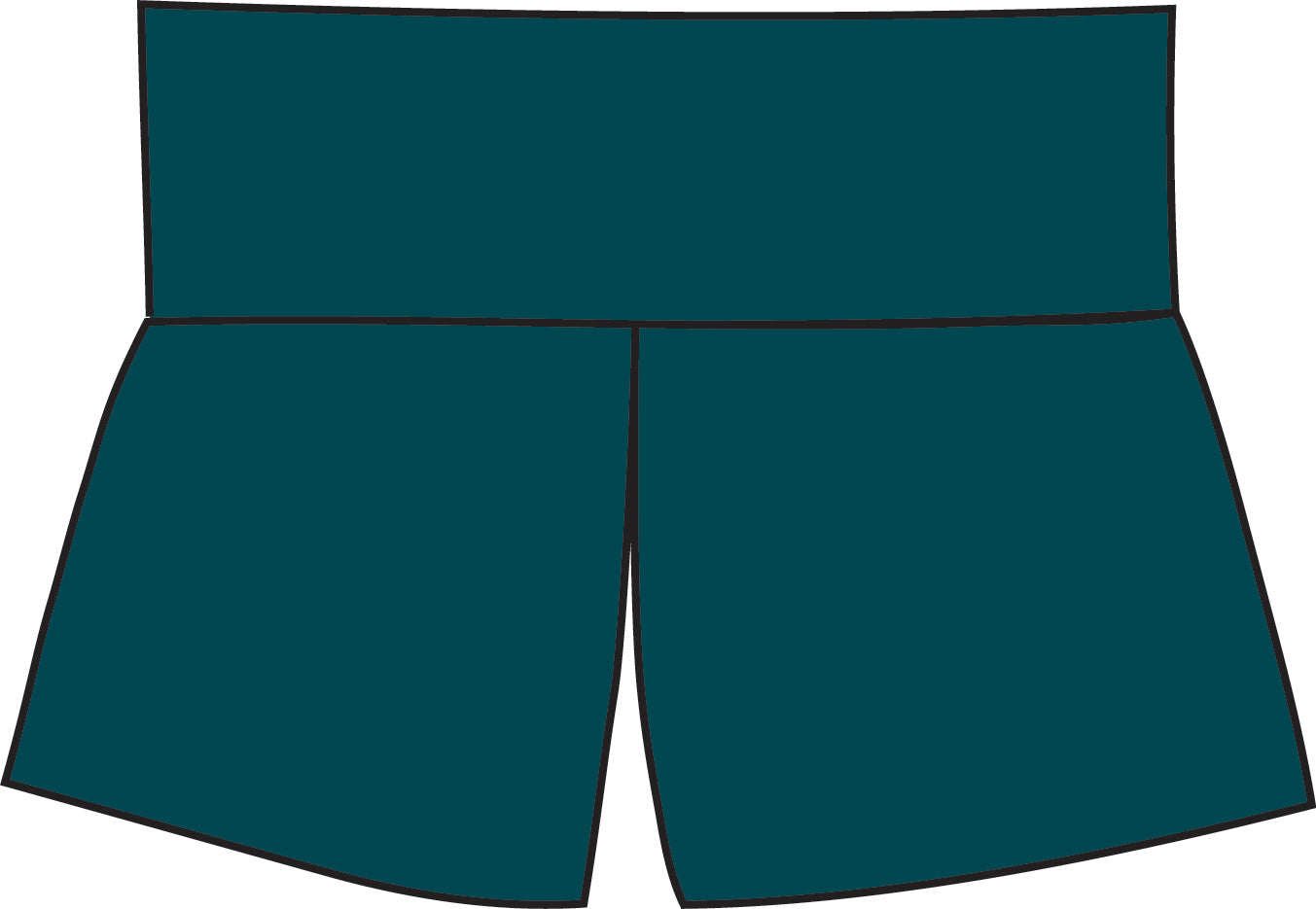 Bamboo Organic Cotton Short in Moroccan Teal