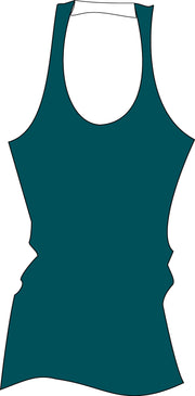 Bamboo Organic Cotton Women's Halter Top in Moroccan Teal