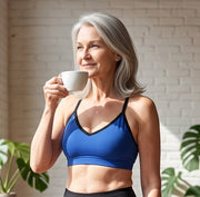 Bamboo Organic Cotton Bralette Cobalt Blue