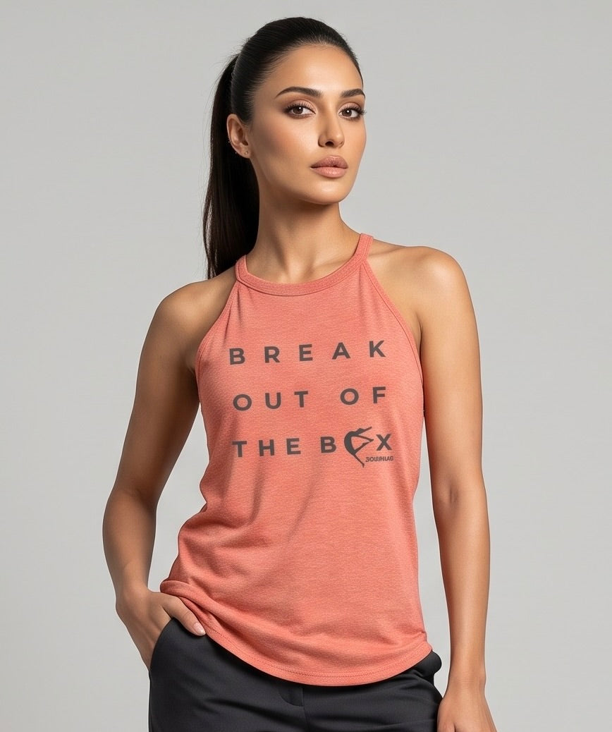 Journey Dance Break Out of the Box Rocker Tank Blush