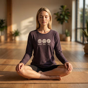 Peace Love Om Women's Bamboo Long Sleeve Tee