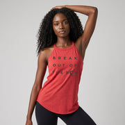 Journey Dance Break Out of the Box Rocker Tank Red