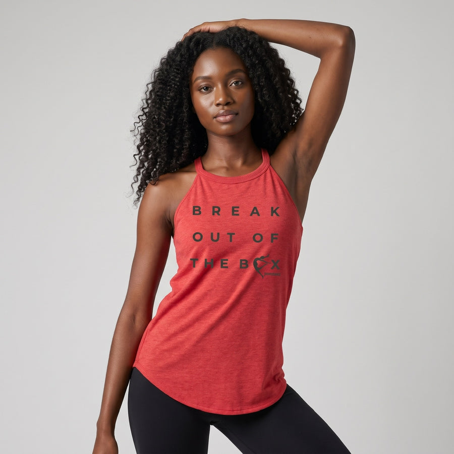 Journey Dance Break Out of the Box Rocker Tank Red