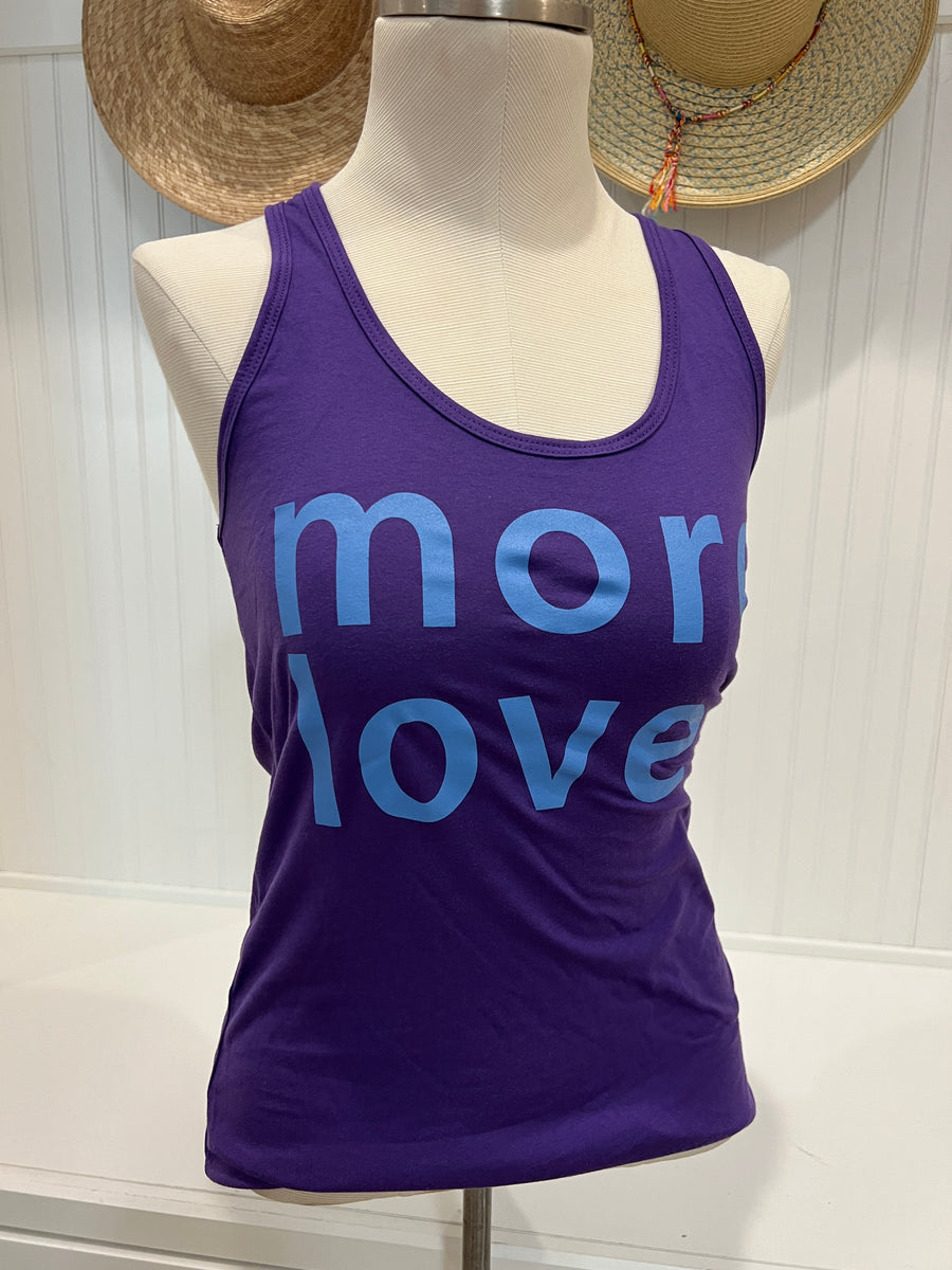 More Love Racer Tank $10 Clearance