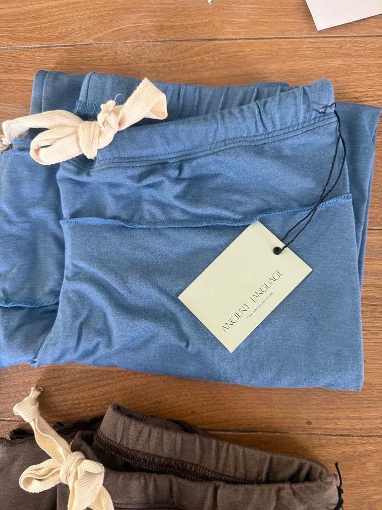 Bamboo Chant Capri Women's Pant Ancient Language Yoga Clothing