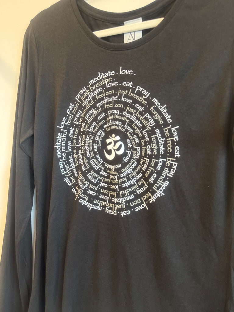 Zen Spiral Women's Bamboo Long Sleeve Tee