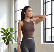 Arriving Soon Bamboo Organic Cotton Short in Heather Charcoal