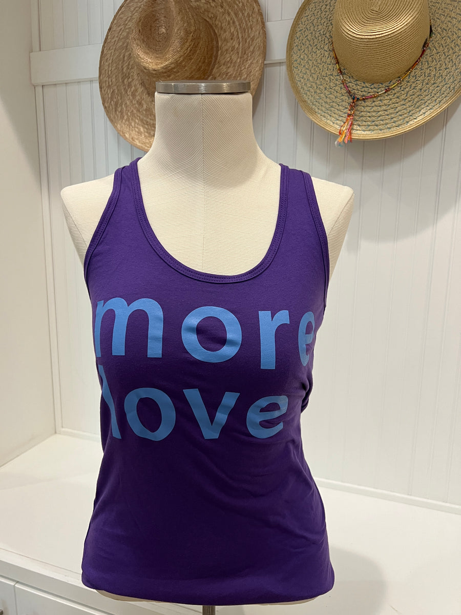 MORE LOVE Racer Tank