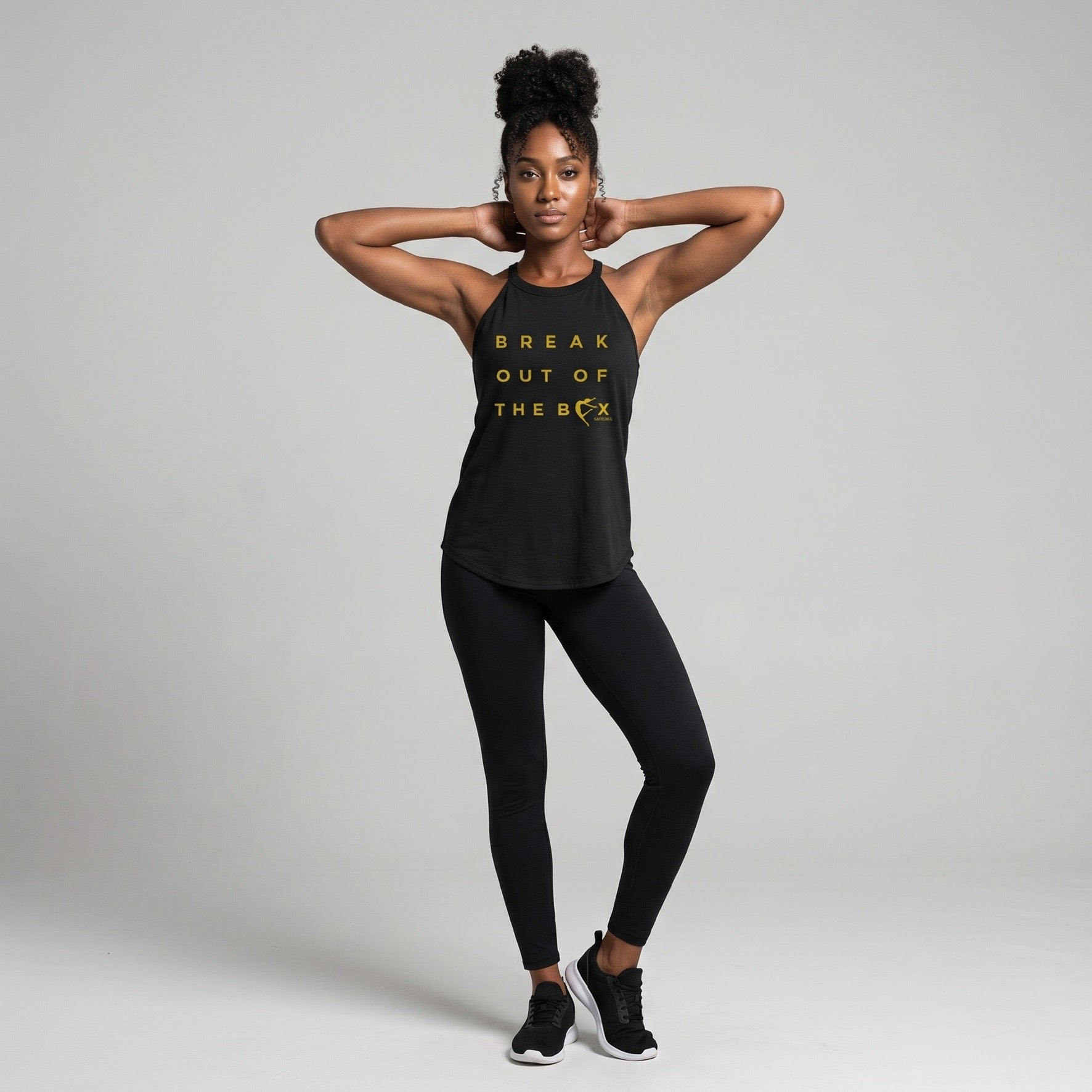 Journey Dance Break Out of the Box Rocker Tank Black