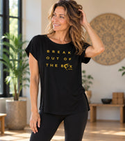 Journey Dance Break Out of the Box Flowy Raglan Top