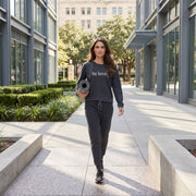 Be Love Women's Beach Hoodie in Vintage Black