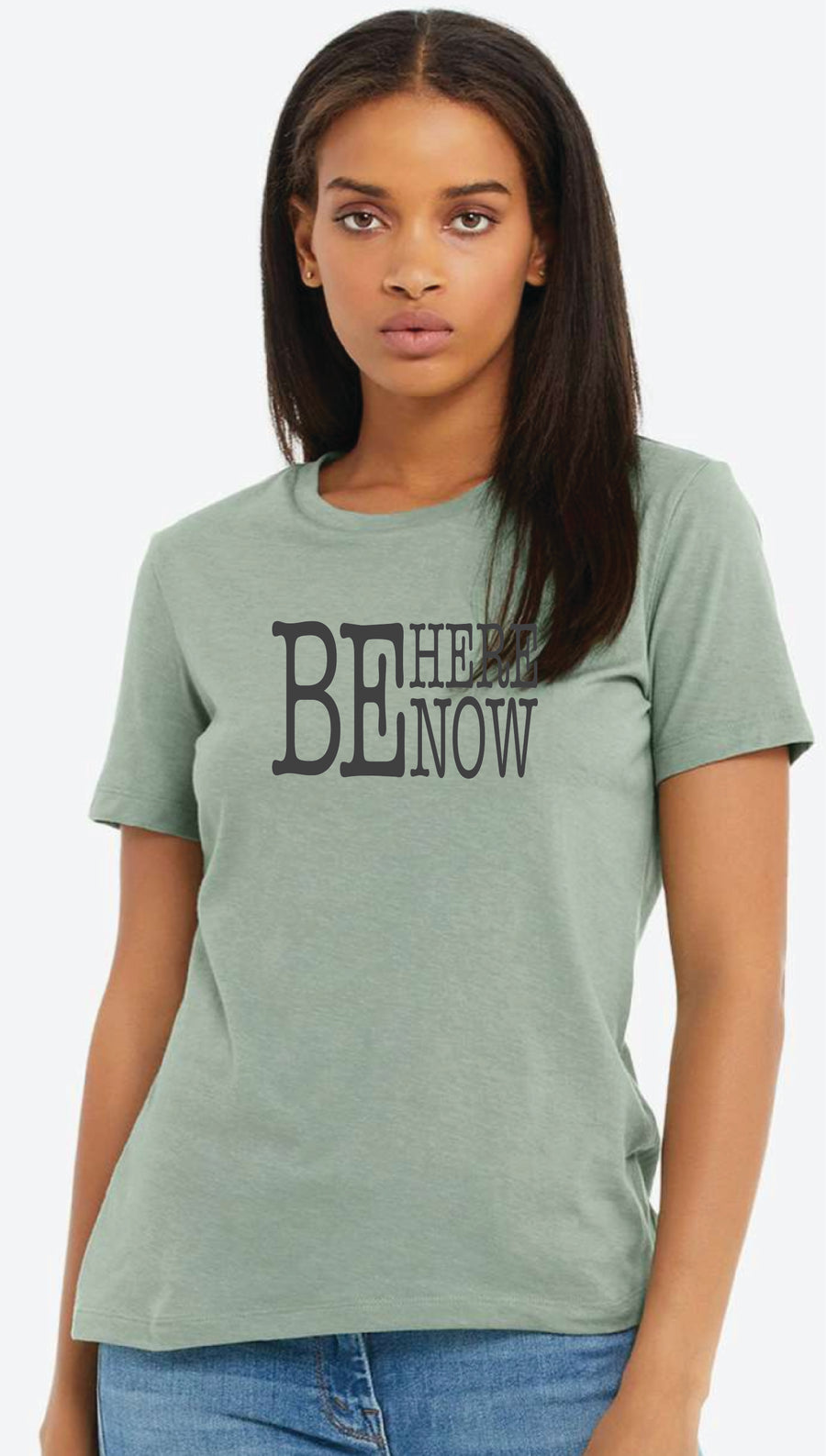 Be Here Now Women's Relaxed Short Sleeve Tee