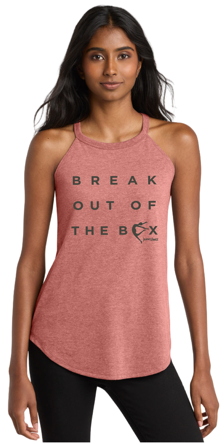 Journey Dance Break Out of the Box Rocker Tank Blush