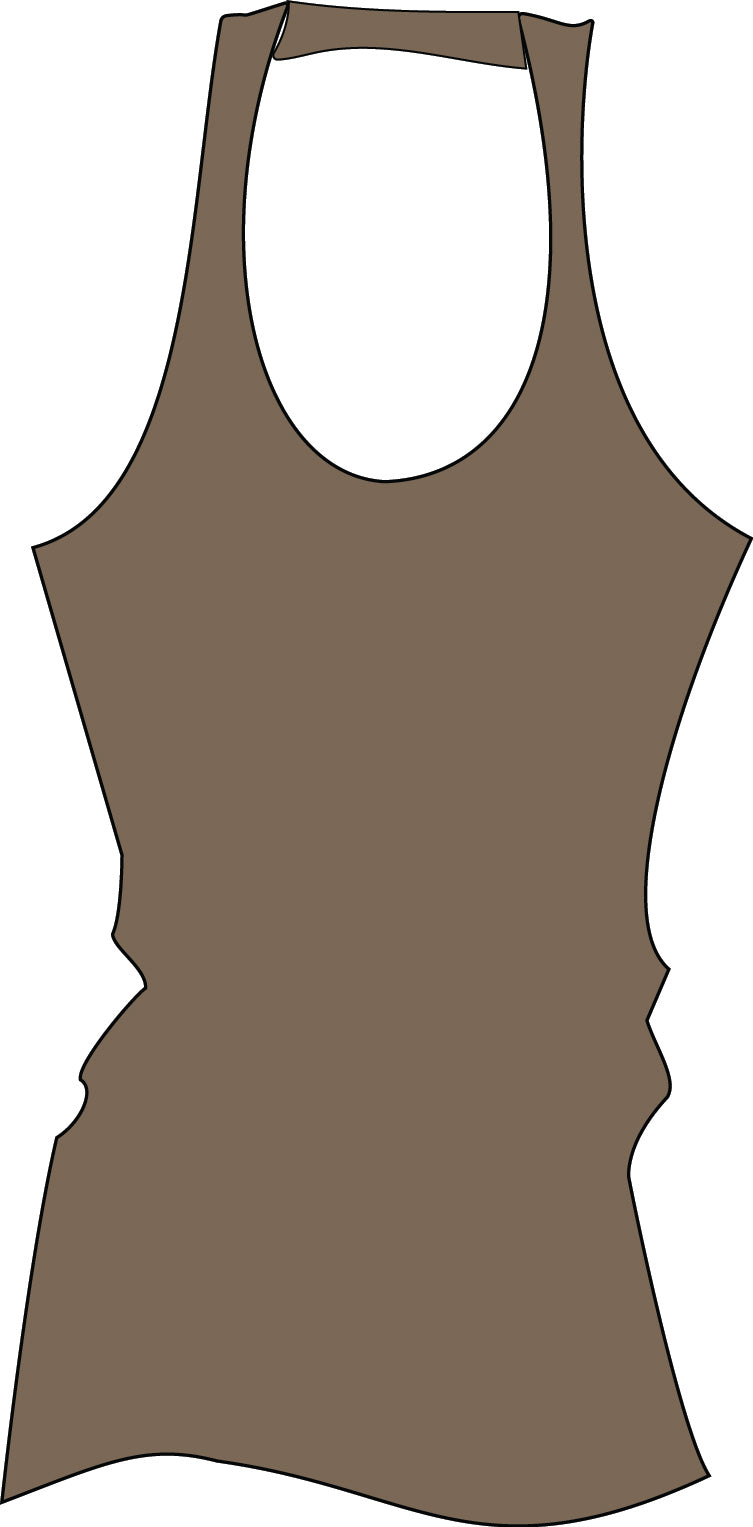 Bamboo Organic Cotton Women's Halter Top in Latte