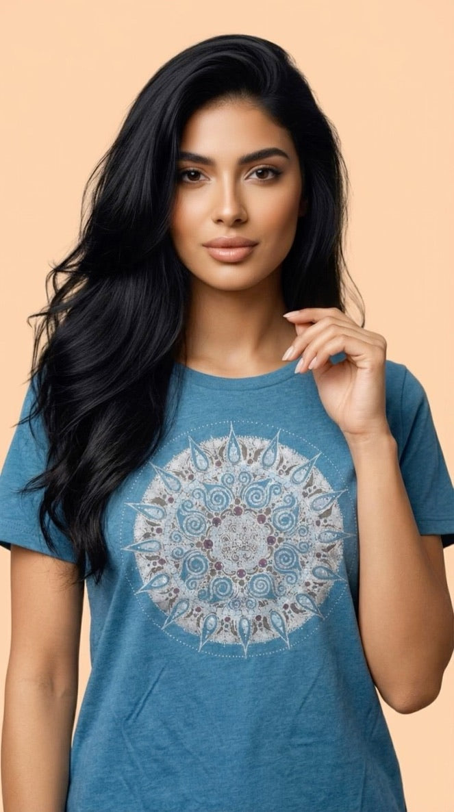 Mandala Women's Relaxed Short Sleeve Tee