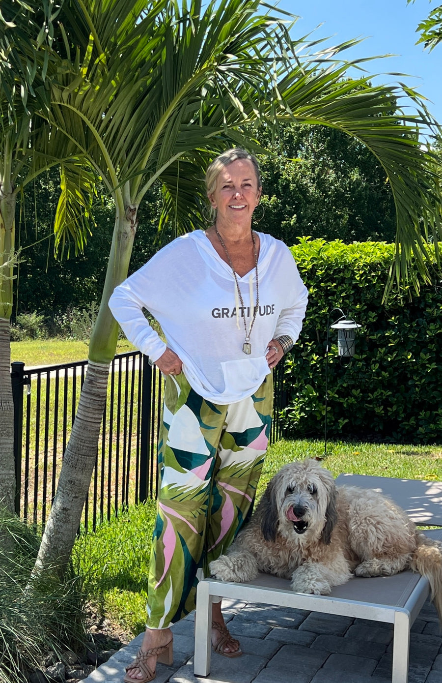 Print Chant Capri Women's Pant