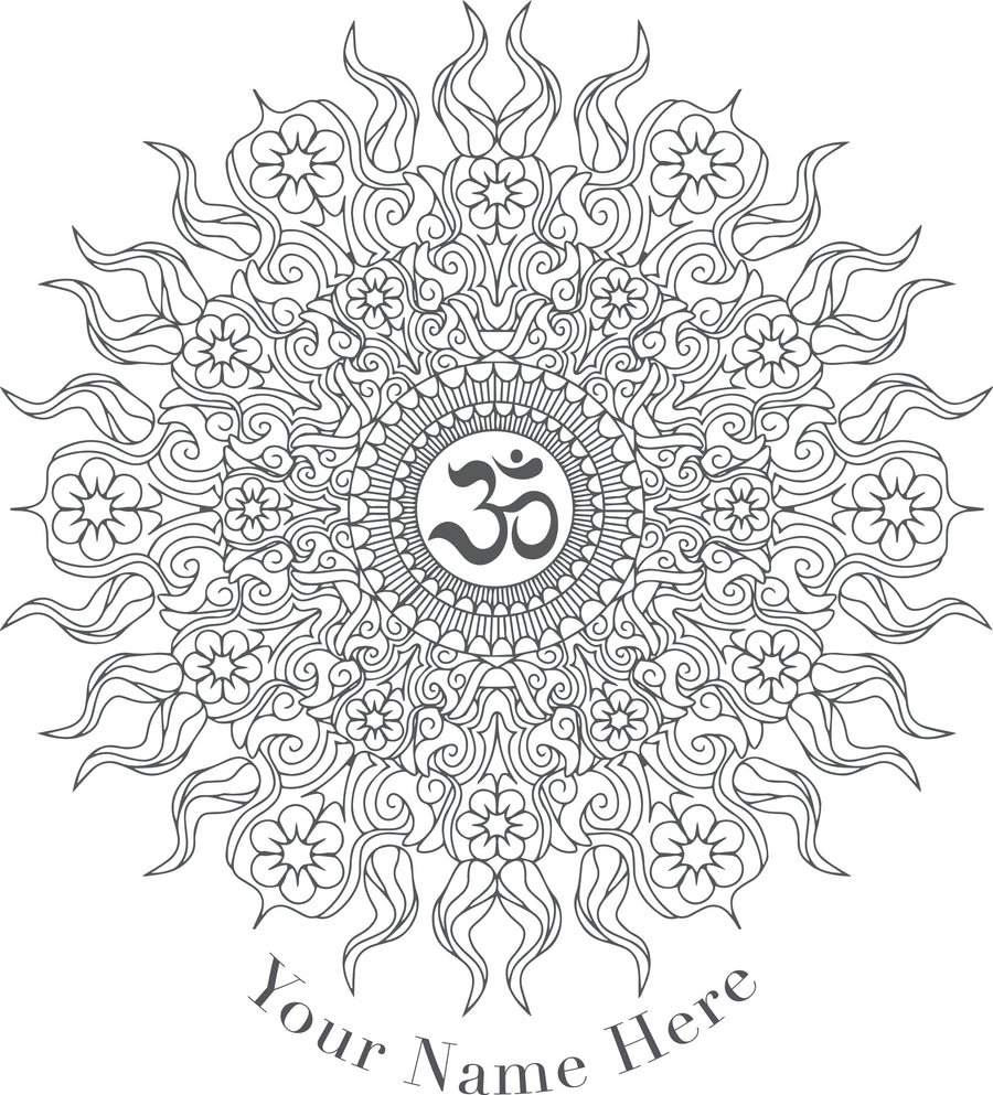 CUSTOM OM WILD SUN DESIGN OVERSIZE SWEATSHIRT