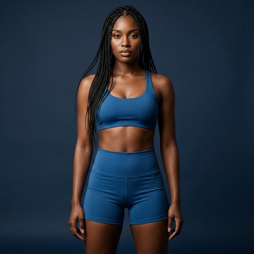Arriving Soon Bamboo Cotton Short in Cobalt Blue