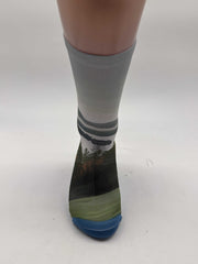 Ancient Language Mountain Sole Sock