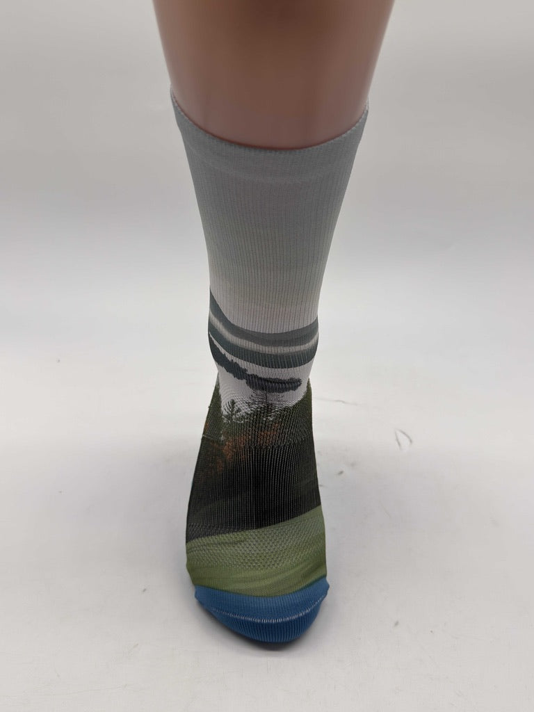 Ancient Language Mountain Sole Sock