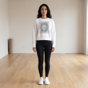 Sun Salutation Women's Soft Crew Sweatshirt in White