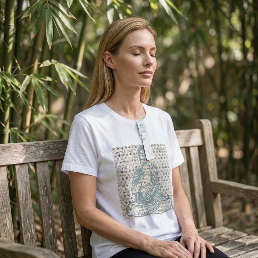 Vintage Buddha Women's Relaxed Short Sleeve Tee