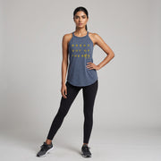 Journey Dance Break Out of the Box Rocker Tank Navy