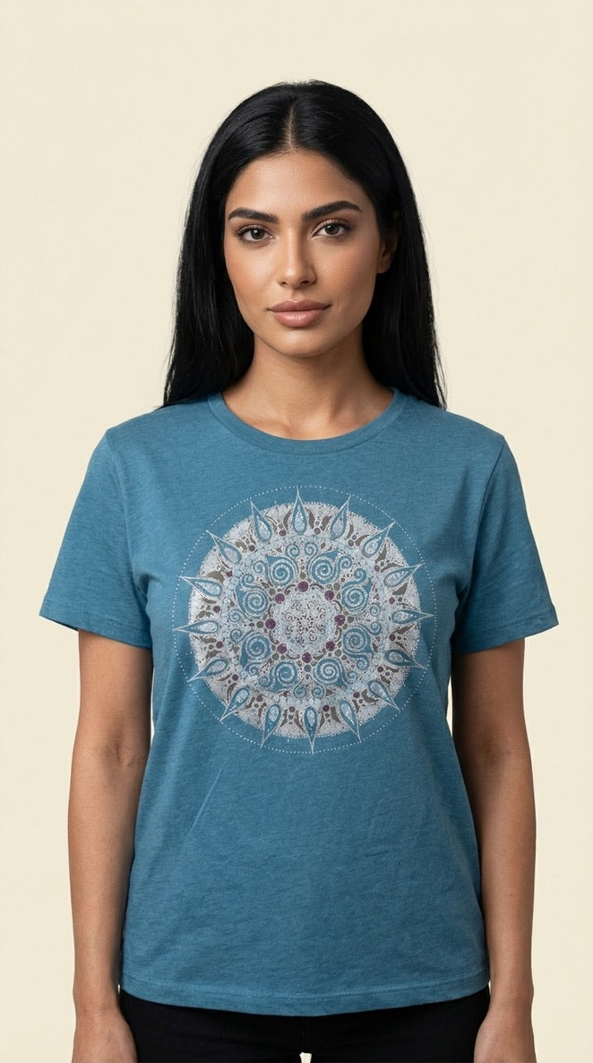 Mandala Women's Relaxed Short Sleeve Tee