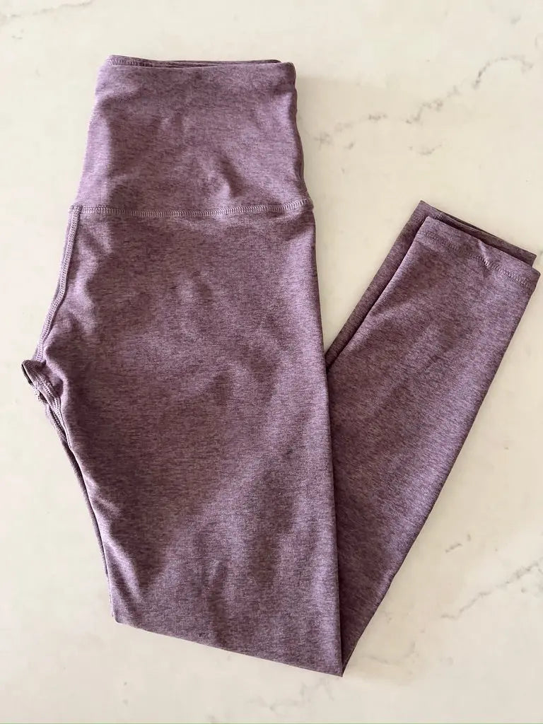 Spacedye High Waisted Women's Legging - Ancient Language Yoga Clothing