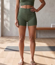 Arriving Soon Bamboo Cotton Short in Moss Green
