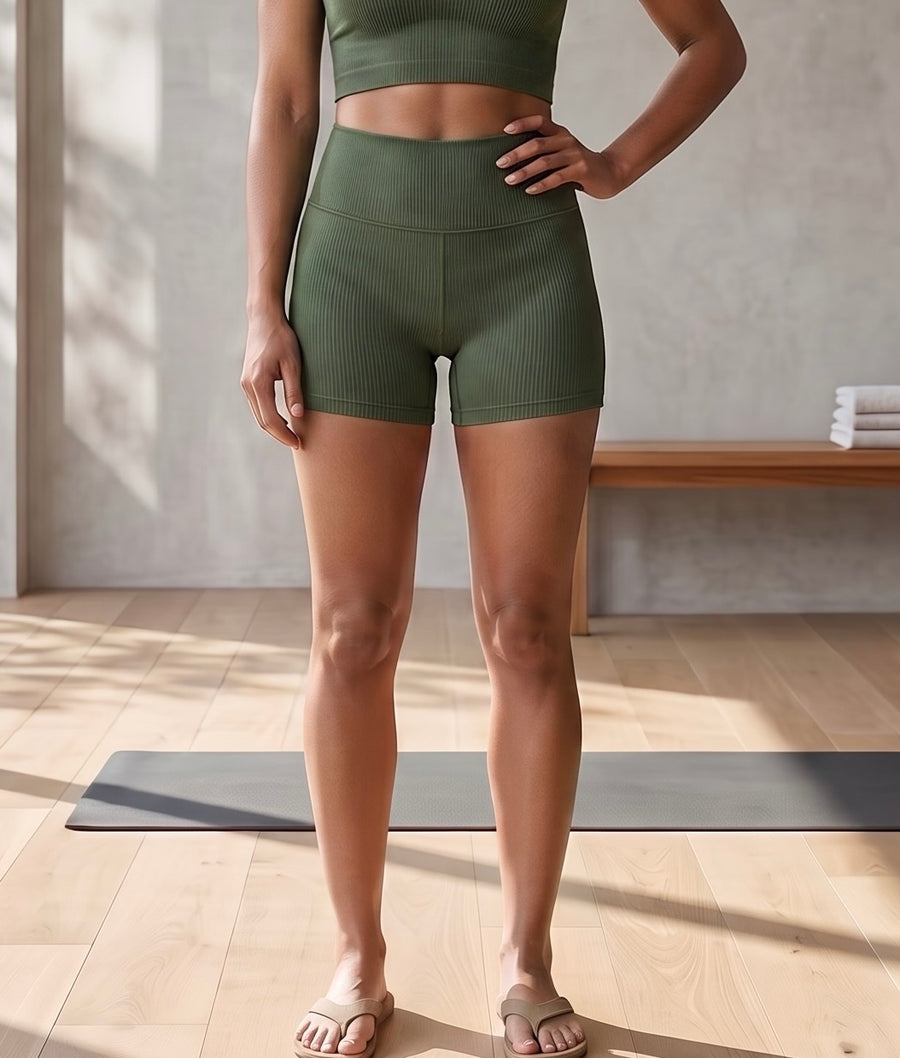 Arriving Soon Bamboo Cotton Short in Moss Green