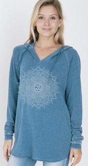 Om Wild Sun Tunic Hoodie