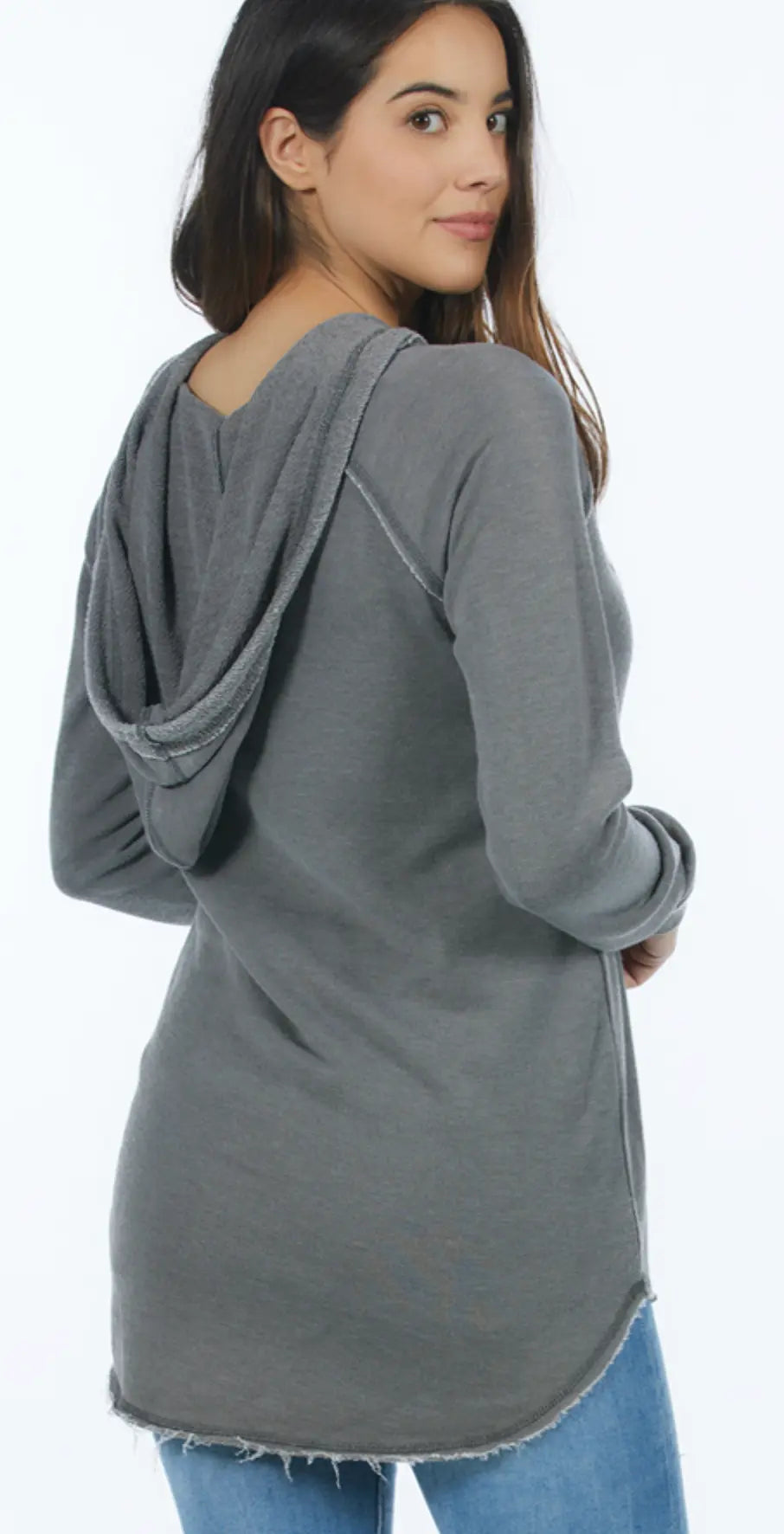 Om Wild Sun Tunic Hoodie - Ancient Language Yoga Clothing