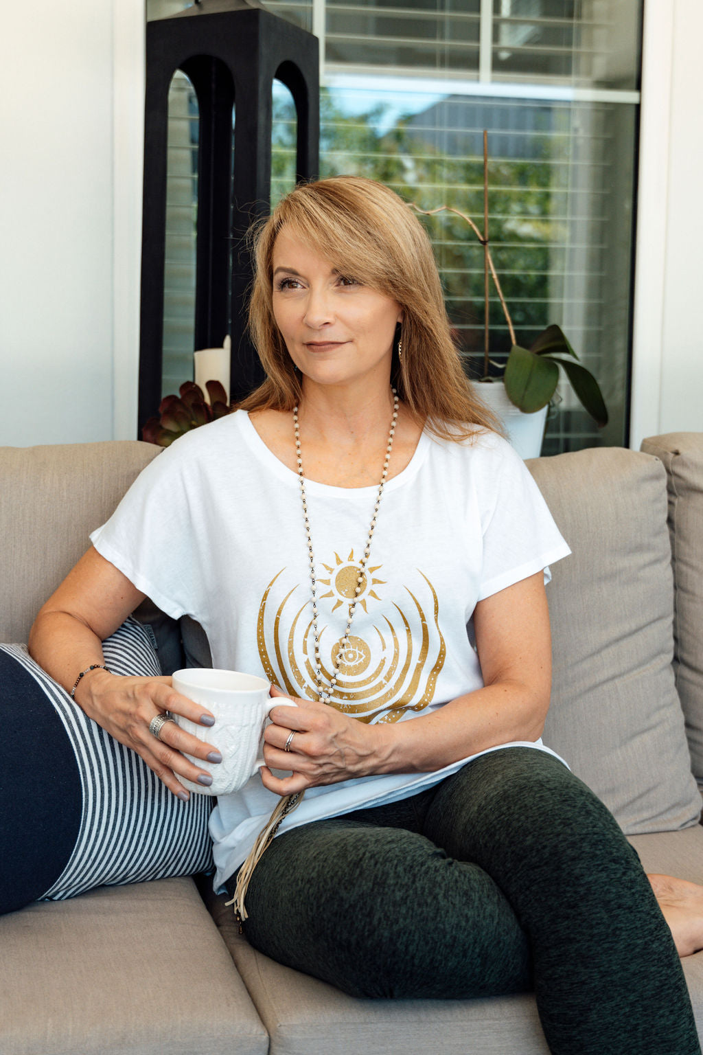 Spacedye High Waisted Women's Yoga Legging in Forest Green