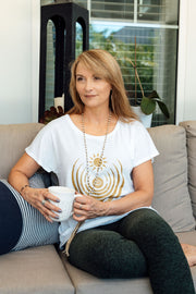 Spacedye High Waisted Women's Yoga Legging in Forest Green