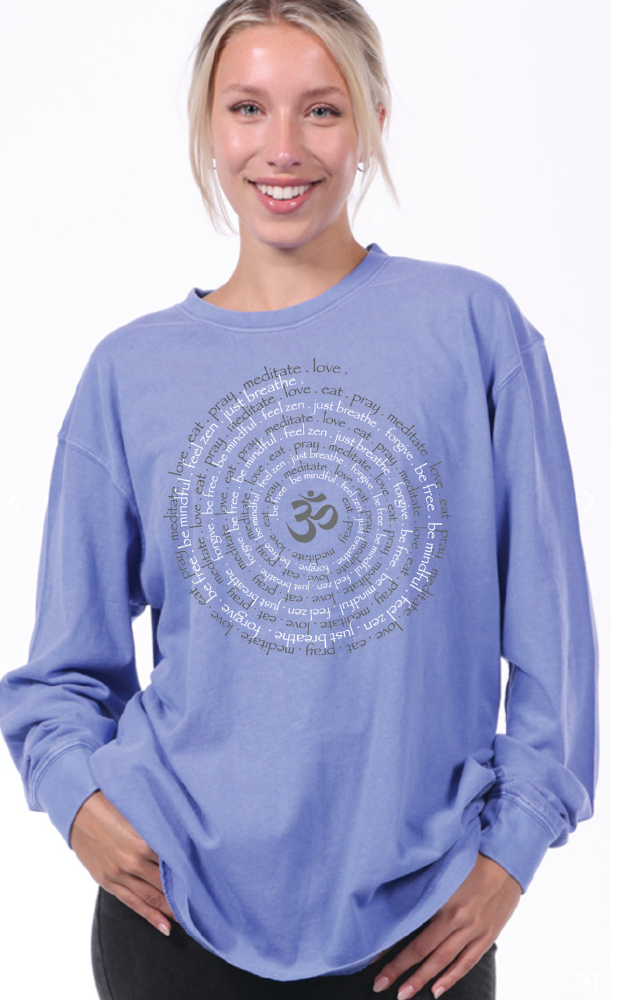 Zen Spiral Unisex Long Sleeve Tee