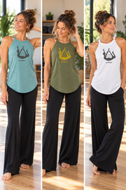 Journey Dance Fall in Love With You Rocker Tank White