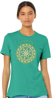 CUSTOM AL GOLD MANDALA DESIGN TOP CUSTOM WORDS
