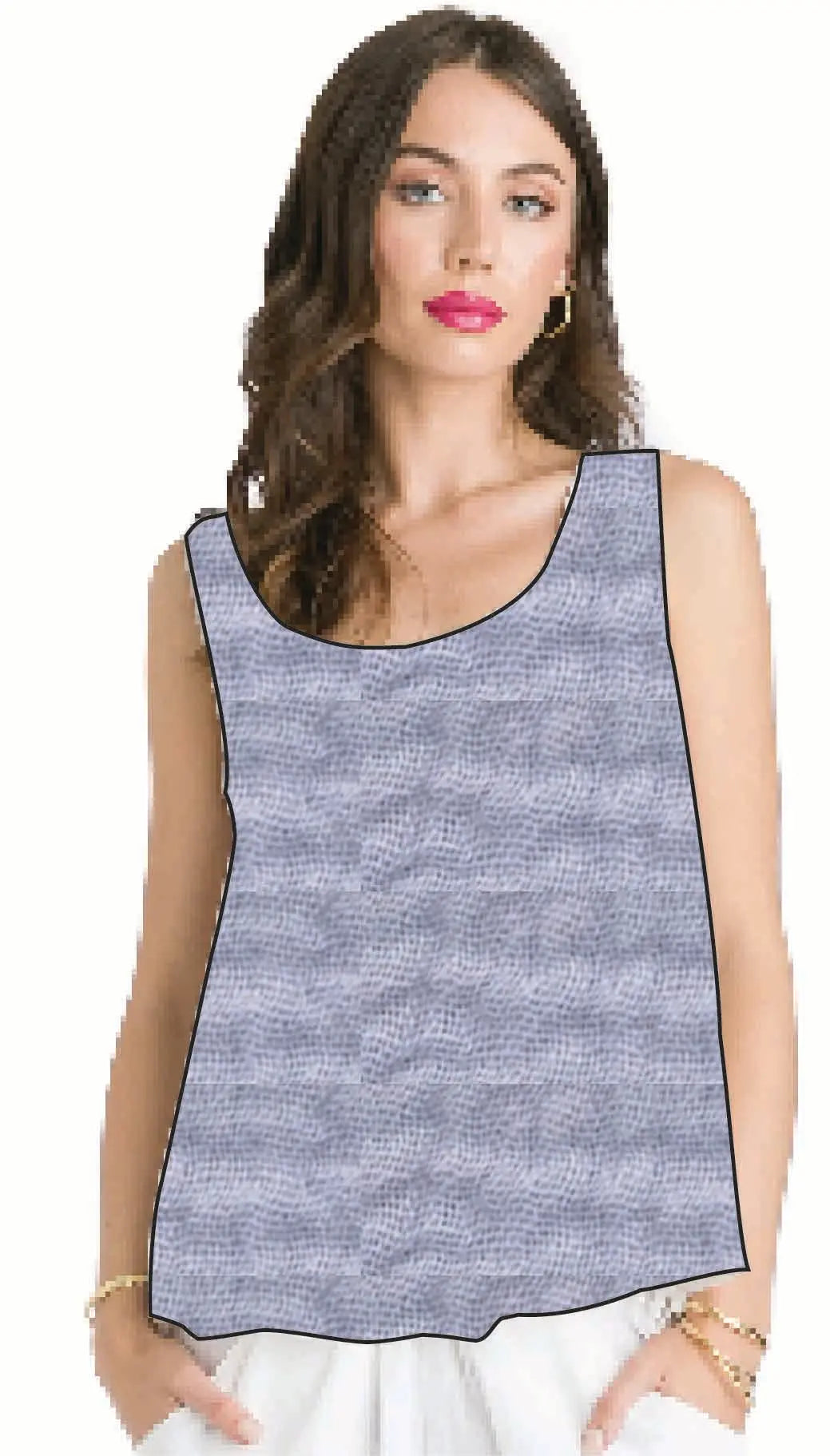 Gauze Easy Tank - Ancient Language Yoga Clothing
