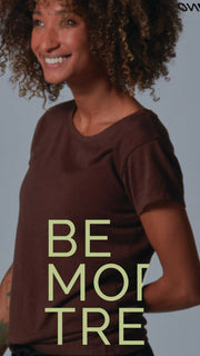 Be More Tree Bamboo Womens Tee