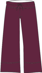 Bamboo Organic Cotton Chant Capri Women's Pant in Chianti