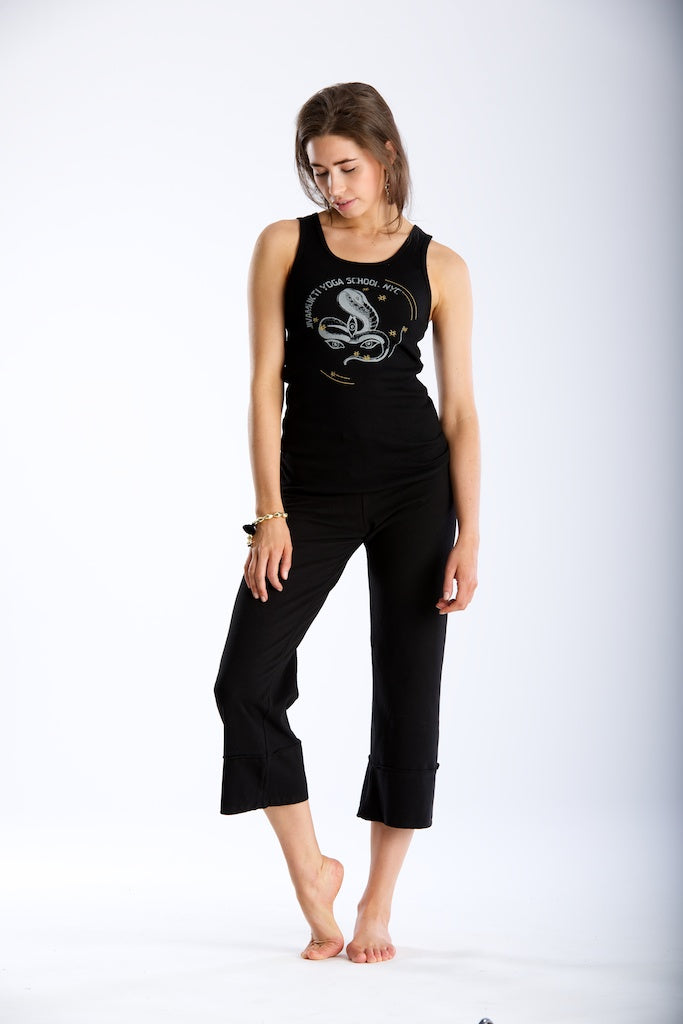 Arriving Soon Bamboo Organic Cotton Women's Chant Capri in Black (Copy)