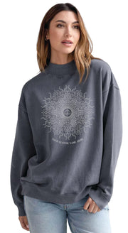 CUSTOM OM WILD SUN DESIGN OVERSIZE SWEATSHIRT