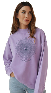 CUSTOM OM WILD SUN DESIGN OVERSIZE SWEATSHIRT