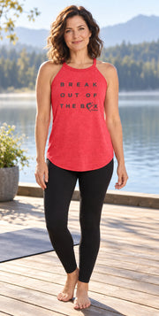 Journey Dance Break Out of the Box Rocker Tank Red