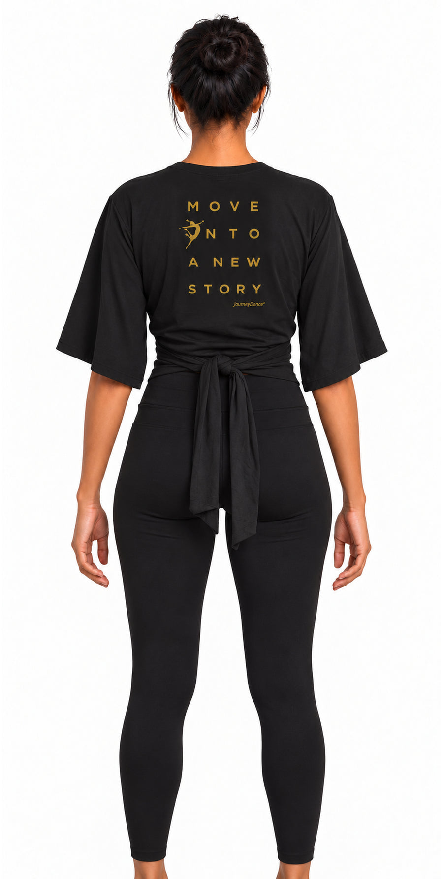 Bamboo Cotton Stretch Tie Kimono Jacket Black